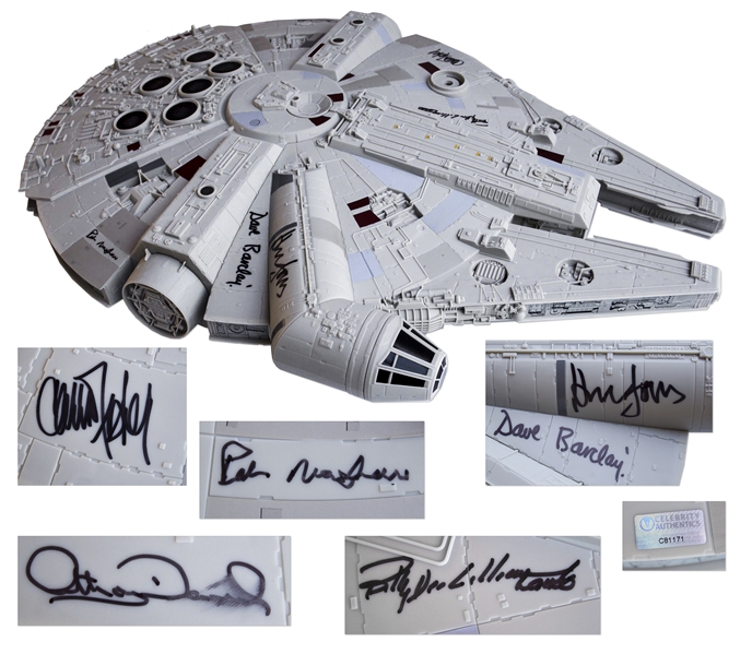The Millennium Falcon Model Signed by ''The Empire Strikes Back'' Cast Including Han Solo, Princess Leia, Chewbacca and C-3PO